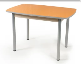 Кухонный стол Лаванда (серебро) Металл/пластик, Оранж